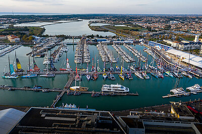 Le village du Vendée Globe en 2020