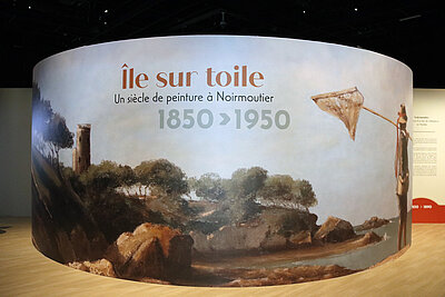 Le début de l'exposition sur l'île de Noirmoutier à l'Historial de la Vendée