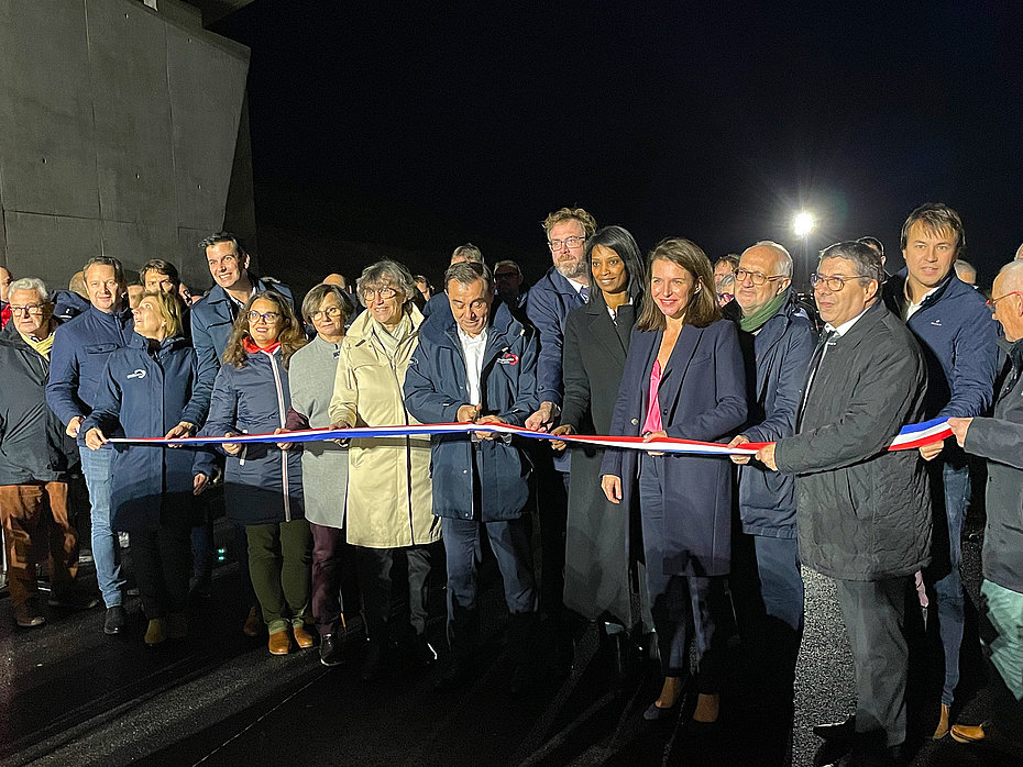 Le Département et la Région inaugurent le tronçon 2x2 voies au niveau de Saint-Christophe-du-Ligneron. 