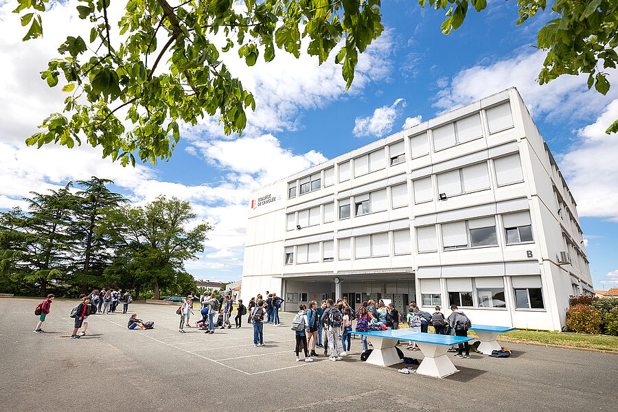 Au collège de l'Anglée, la demi-pension est en pleine rénovation.