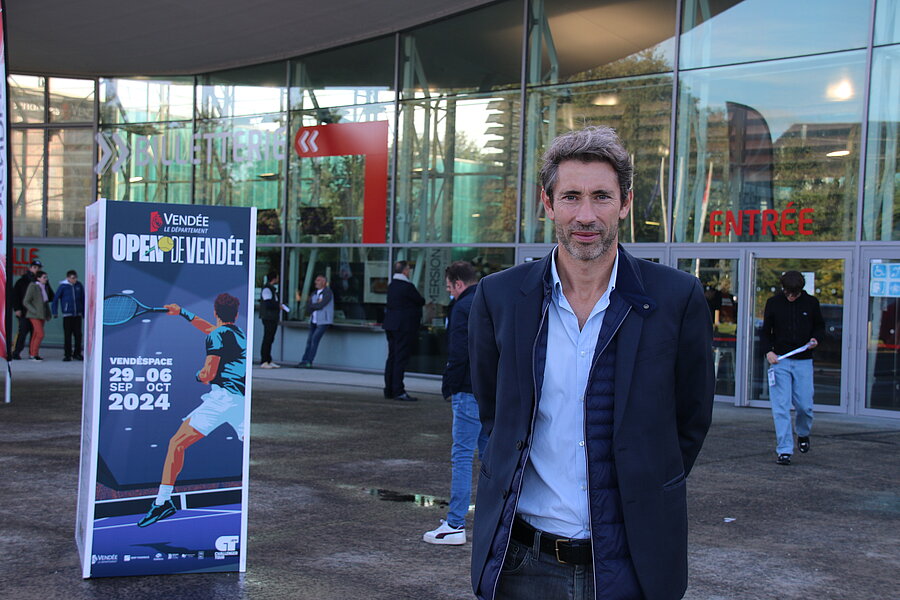 Jean-Baptiste Perlant, directeur de l'Open de Vendée