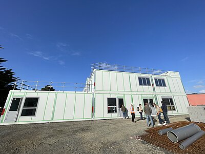 Les modulaires du collège Garcie-Ferrande Les modulaires du collège Garcie-Ferrande