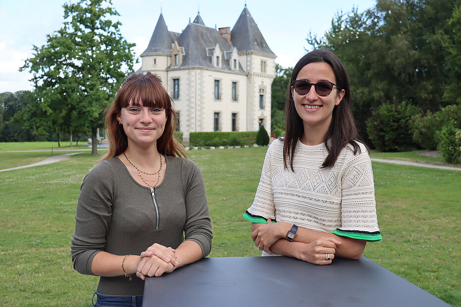 Pauline Terrien et Gladys Roullier