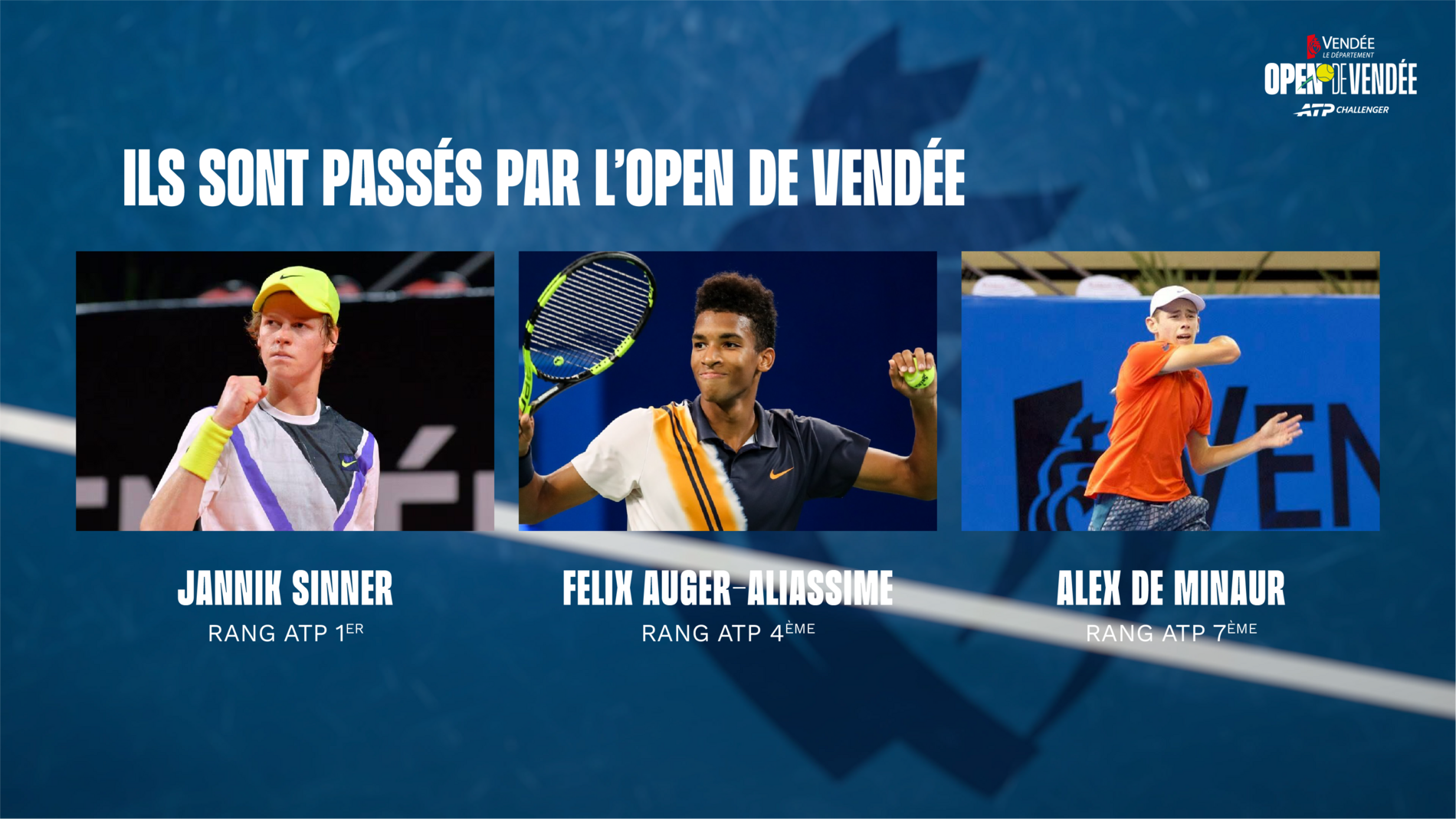 Les meilleurs joueurs de tennis de la planète sont passés par le Vendéspace Les meilleurs joueurs de tennis de la planète sont passés par le Vendéspace